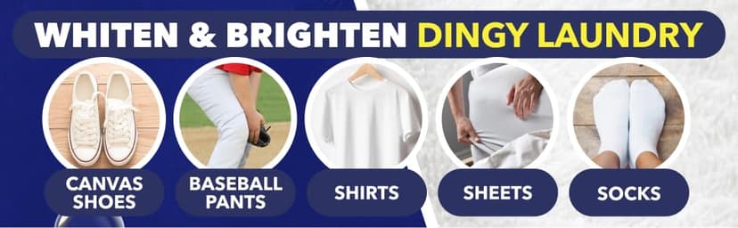 OxiClean White Revive Laundry Whitener and Stain Remover Power Paks, 24 Count