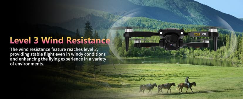 Drone with Camera for Adults 4K LCD Screen RC FPV Drone with Brushless Motor Live Video UHD, Drones for Adult Foldable Mini Quadcopter for Beginner 360° Flips, Support 32G SD Card MAX Under 250g Gifts