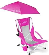 FAIR WIND Oversized Fully Padded Camping Chair, Heavy Duty Quad Fold Chair Arm Chair Support 350 LBS with Cup Holder, Collapsible Lumbar Back Chair Portable for Outdoor, Black