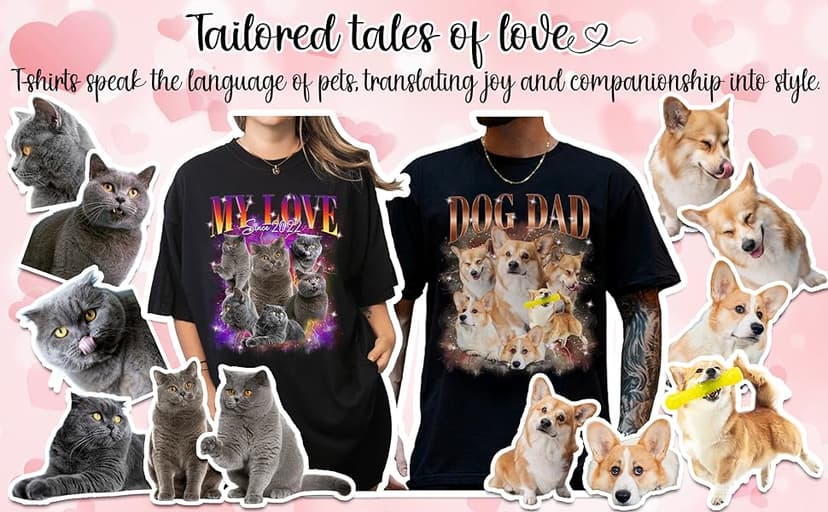 Custom Photo Bootleg Rap Shirt with Girlfriend's Face for Boyfriend - Vintage Graphic Shirt for Men