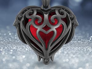 CDE Christmas Gifts for Women Angel Wings Necklace for Women with Birthstone, Love Heart Silver Tone/Gold Tone Pendant, Ideal Anniversary or Birthday Jewelry Gifts for Wife Girlfriend Her