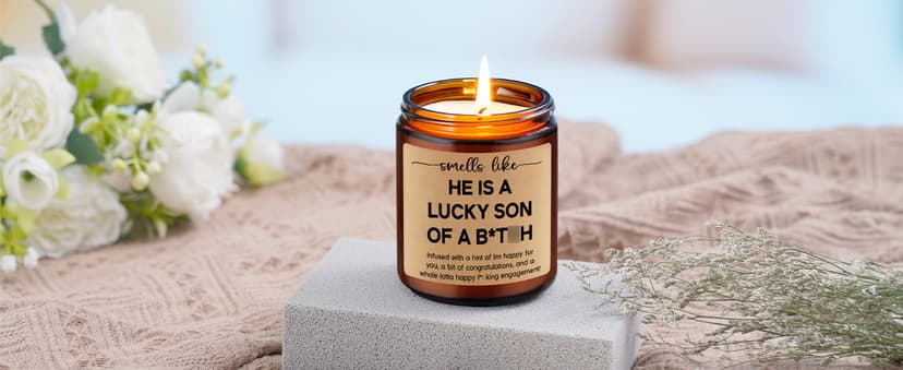 Fairy's Gift Funny Engagement Candle, Engagement Gifts, Newly Engaged Gifts Ideas, Presents for Bride, Bride to Be - Bridal Shower, Funny Wedding Presents for Engaged Friend, Sister, Daughter, Fiance