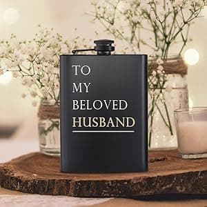BALABALA Hip Flasks for Liquor for Men Women 12 pcs 8Oz Matte Black Stainless Steel Flask with 12 pcs Funnels for Wedding Party Groomsman Bridesmaid Birthdays Gift