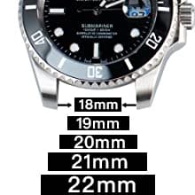 OTTOODY Leather Watch Bands Quick Release, Elegant Top Grain Leather Watch Straps for Men & Women, Choice of Color & Width - 18mm, 19mm, 20mm, 21mm or 22mm Wristbands Bracelet for Watch & Smartwatch