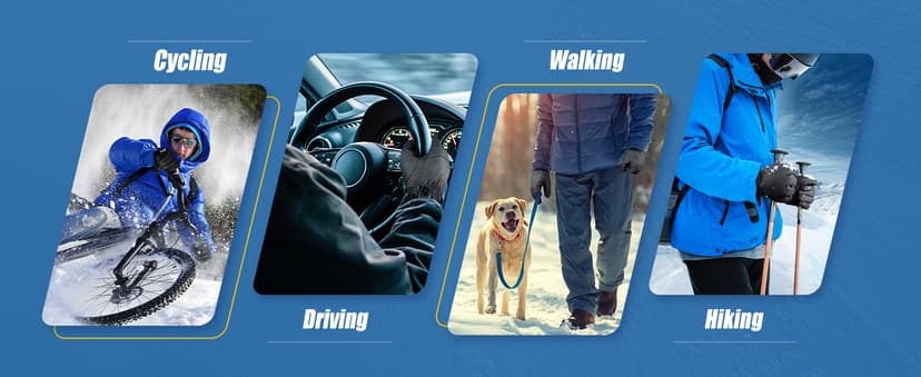 UMEWARM Winter Gloves Men Women Made with 3M Thinsalute, -20°F GEANI-TEX™ Waterproof Ski Gloves for Cold Weather, 5-Layer Thermal Snow Gloves, 10 Touchscreen Fingers Snowboard gloves for Cycling, Hiking