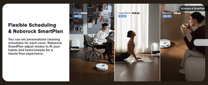 roborock Qrevo Curv Robot Vacuum and Mop, Zero-Tangling, AdaptiLift Chassis, FlexiArm Technology, Al Obstacle Recognition, 17mm Mop Lift, 18,500Pa Suction, Hot Water Mop Washing & Dock Self Cleaning