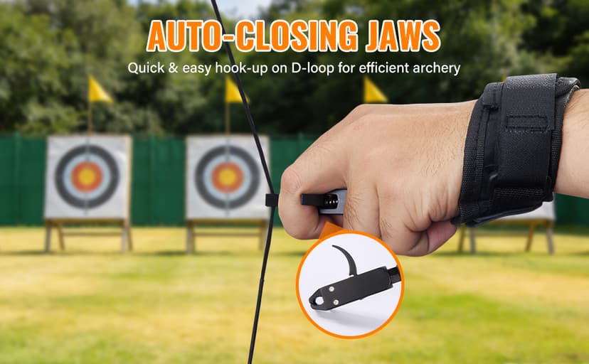 3rd Gen Compound Bow Release, 360° Rotatable Wrist Release Aid, Adjustable Thumb Trigger, Ambidextrous Archery Release for Hunting & Shooting
