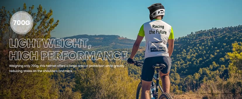 ILM Adult Mountain Bike Helmet Men & Women Full Face Lightweight BMX MTB Helmet ASTM CPSC CE Certified Cycling Helmet Model ZL-B068