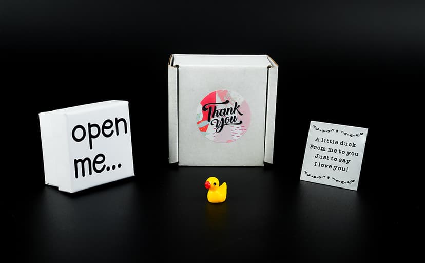 I Love You Gift, Duck Gift, Matchbox Gift, Gift For Boyfriend, Gift For Girlfriend, Valentine's Day Gift