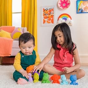 Bright Starts Unicorn Sparkle & Shine Plush Take-Along Stroller or Carrier Toy, Ages 0 Month+, Pink