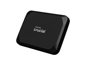 Crucial X10 Pro 1TB Portable SSD, Up to 2100MB/s Read, 2000MB/s Write, 3.2 USB-C, External Solid State Drive, Durable Storage for PC & Mac, for Professional Creators, Black - CT1000X10PROSSD902