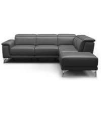 Valencia Artisan Full Leather Loveseat Sofa 66”| Pure Full Italian Nappa Leather Couch, Solid Wood Accent, Ultimate Comfort, Black