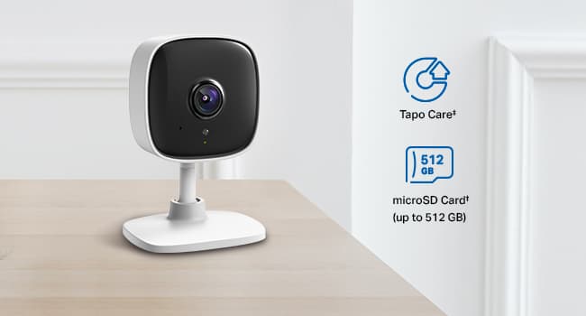 Tapo 1080P Indoor Wired Security Camera - Works as a Baby & Pet Monitor, Motion Detection, 2-Way Audio, Siren, Night Vision, Subscription-Free Local or Optional Cloud, Works with Alexa, C100(4-Pack)