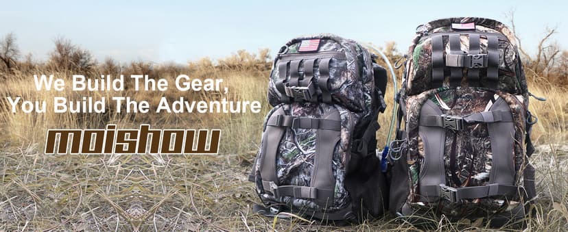 Hunting Backpack, Camo Hunting Backpacks & duffle Bags, Water-resistant Long-Lasting Large Capacity Bow Backpack Hunting Pack For Hunting Gear Accessories (Treasures of the Trees)