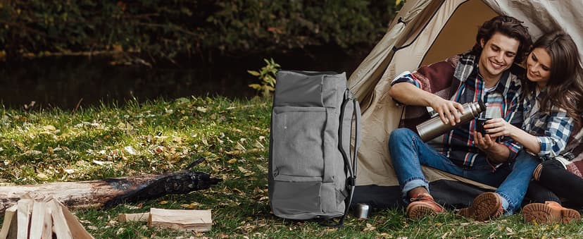 kookoomia Gym Bag for Men with Shoes Compartment and Wet Pocket Convertible Duffle Bag and Gym Backpack Waterproof Sports Bags for Men with 2 Bottle Holders Multipurpose Weekender Overnight Bag -Black