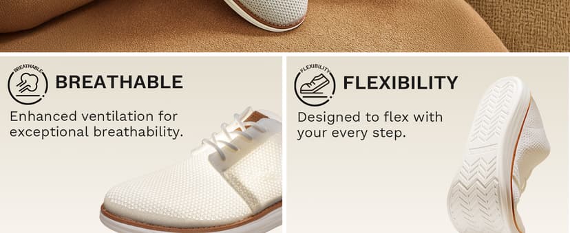 Bruno Marc Men's KnitFlex Breeze Mesh Sneakers Oxford Lace-up Lightweight Casual Walking Shoes