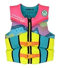 HyperLite Men's Elite Life Jacket - US Coast Guard Approved Level 70 Buoyancy Aid, Great for Any Water Sports Activity Including Boating, Paddle & Swimming
