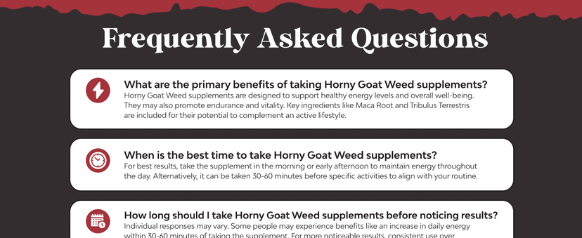 Horny Goat Weed for Men - Extra Strength Male Supplement with Black Maca Root, Tongkat Ali, Saw Palmetto & Panax Ginseng Extract for Stamina & Energy - 180 Capsules
