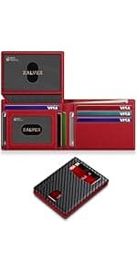 14 Cards Bifold Minimalist Thin Wallet with 2 ID Windows & Cash Slot Front Pockt Carteras Para Hombres Birthday Gifts for Men ZALVEX Wallet for Men Slim RFID Blocking Leather Credit Card Holder Wallet B0FPQ5H6BT