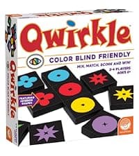 Qwirkle Board Game - Strategy Game for 2-4 Players Ages 6+ - Deluxe with Trays