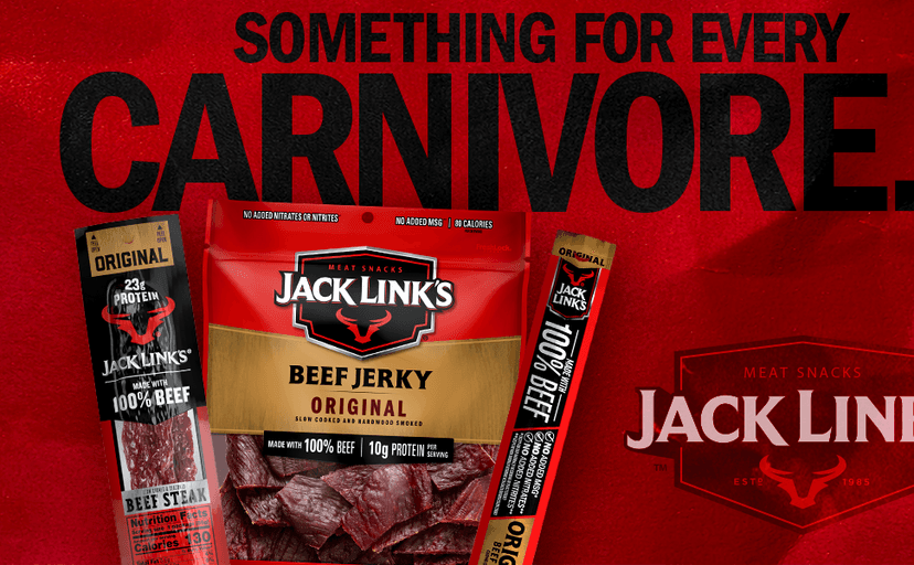 Jack Link's Beef Jerky Gift Basket Variety Pack - Includes Jerky, Meat Sticks, and Beef Steaks, Great Gift for Men, Perfect Hunting Trip Snacks, 15-Piece Assorted Meat Snack Pack