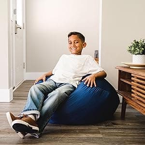 Big Joe Video Lounger Bean Bag Chair, Tangerine Smartmax, 2 feet