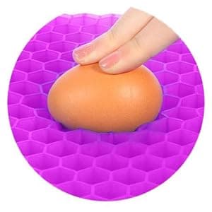 KYSMOTIC Gel Seat Cushion for Long Sitting (Large & Thick), Soft & Breathable, Gel Cushion for Wheelchair, Gel Chair Cushion for Hip Pain, Gel Seat Cushion for Office Chair (Black Cover)