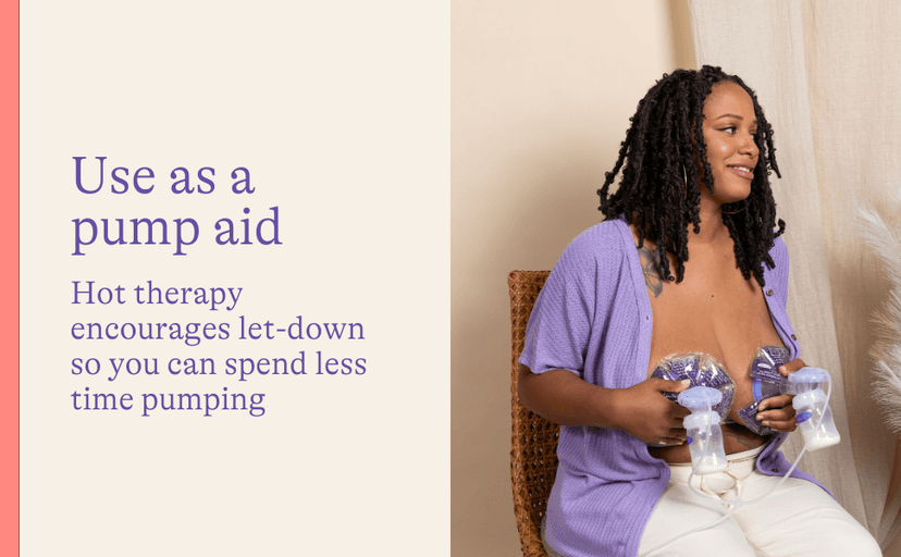 Lansinoh Breast Therapy Packs, Hot and Cold Breast-Pads with 2 Soft Covers, Postpartum Essentials for Nipple Pain Relief, Mastitis, Engorgement, Support for Breastfeeding and Pump Aid, 2 Pack