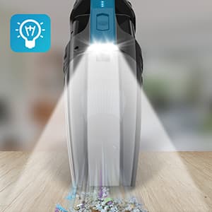 Cordless Car Vacuum Lightweight High Power Handheld Vacuum Cleaner with LED Light, Hand Vacuum for Car Home Office and Pet Hair, BlackBlue