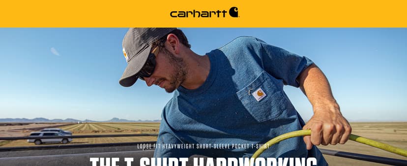 Carhartt Men's Loose Fit Heavyweight Short-Sleeve Pocket T-Shirt (Also Available in Big & Tall)