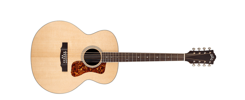 GUILD BT-258E Baritone Deluxe Acoustic-Electric Guitar - Natural