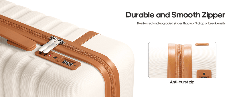 UKEIN Luggage Sets 3 Piece, Carry On Luggage 20In With Spinner Wheels,PC Hardside Suitcase Set with TSA Lock,Durable Carry On Suitcase With Travel Backpack for Men (Black, 3 piece set (20inch))