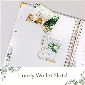 Your Perfect Day Wedding Planner Book and Organizer - Wedding Planner Book - Bridal Planning Binder with Countdown Calendar - Bride Gifts - (FLORAL)