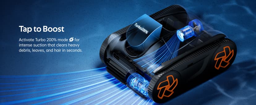 (2025 Upgrade) iGarden Pool Cleaner K36, Cordless Pool Vacuum Robot for Inground & Above Ground Pools, Smart Navigation, 220 Min Runtime, Touchscreen, Self-Parking, Cleans Floor, Wall & Waterline