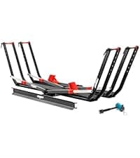 Young Hitch Mount Bike Rack with Ramp, 200 lbs. Capacity for 2 E-Bikes, Fat Tire and Standard, fits Cars, SUVs, RVs, Trailers with 2 Inch Receiver