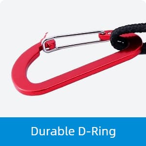 OCEANBROAD Kayak Paddle Leash Stretchable Strap Lanyard Rope for SUP Kayaking Boating Canoeing Fishing Pole Rod 4-7 Feet