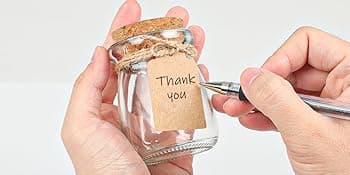 40 Pack Glass Favor Jars with Cork Lid, 3.4 oz Small Glass Bottles for Wedding Favor, Baby Shower, Party Favor, Gift Jars for Candy, Bonus Twine and Labels