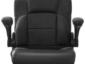 Ergonomic Drafting Chair,Tall Office Chair for Standing Desk with Flip-Up Armrests,Adjustable Foot Ring & Height, High Leather Executive Office Chair for Home,Drawing or Counter Height Use