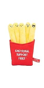 WHAT DO YOU MEME? Emotional Support Chicken Nuggets by Relatable, Cuddly Plush Toys and Stuffed Animals, Includes 5 Plushies with Basket, Funny or Cute Holiday Stocking Stuffer