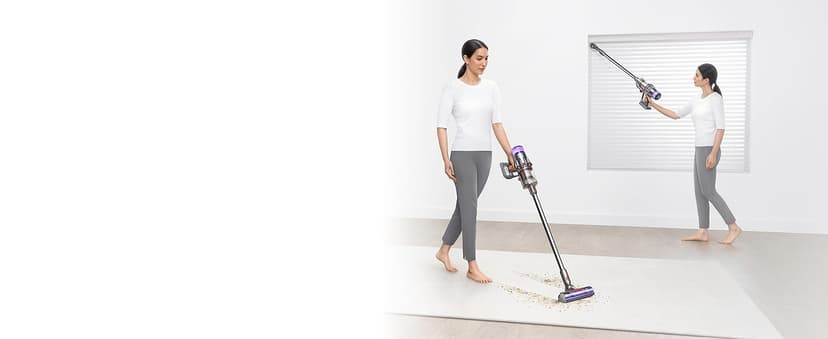 Dyson V9 Motorbar Cordless Vacuum, Cleans Hard Floors and Carpets, Detangles, Converts to Handheld, 100AW, 3 Power Modes, Up to 40 Minutes¹