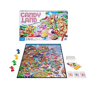 Hasbro Gaming Candy Land Kingdom of Sweet Adventures Board Game for Kids, Easter Gifts for Boys and Girls, Ages 3 & Up (Amazon Exclusive)