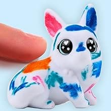 Crayola Scribble Scrubbies Glam Pack (4 Pets), Holiday for Kids, Washable Pet Care Toy, Coloring Animal Craft, Stocking Stuffer Toys for Girls & Boys, 3+