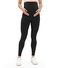 Buttergene Women's Maternity Leggings over the Belly Pregnancy Active Wear Workout Yoga Tights Pants