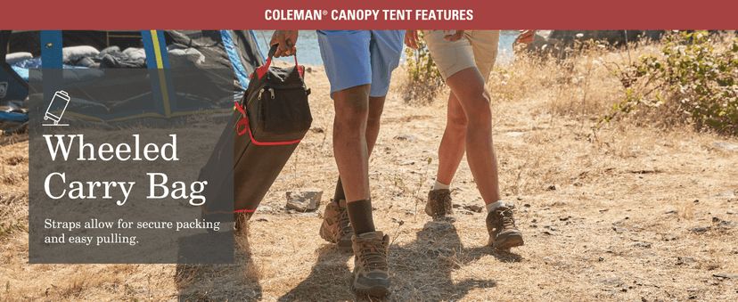 Coleman Skyshade Large Portable Sun Shelter, Easy Setup with Pre-Attached Poles, Canopy Provides Cover from Sand & Sun, Great for Beach, Park, Tailgating, Camping, Backyard & More