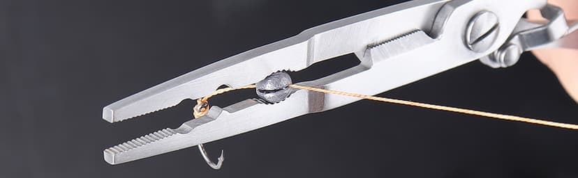 Fishing Pliers Stainless Steel Long Nose Hook Remover with Sheath and Lanyard for Line Cutters Saltwater and Freshwater