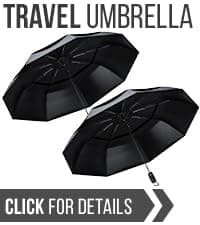 REPEL Windproof Travel Umbrella - Compact & Withstands Winds up to 85MPH , Strongest Premium Auto Folding Umbrella for Rain and Sun - Durable, Light & Portable for Women & Men , Fits Backpack & Cars