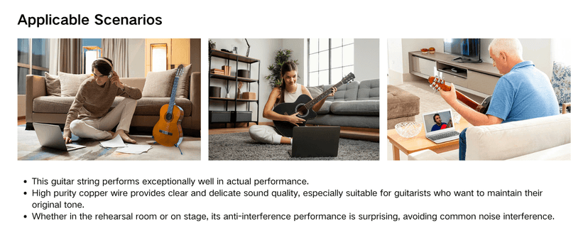 HOSONGIN USB Guitar Cable - USB Interface Male to 6.35mm 1/4" TS Mono Electric Guitar Converter Cable (10 Ft, Black)