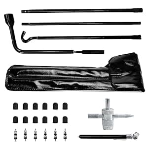 Spare Tire Removal Tool Kit Tire Lug Wrench Handle Tire Removal Replacement Kit Fit For 1998-2021 Toyota Tacoma 2004-2021 Toyota Tundra 2008-2021 Sequoia