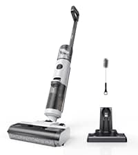 JONR ED12 PRO Wet Dry Vacuum Cleaner,Vacuum Mop, Three Sided Cleaning,Hot Water Self-Cleaning,Hot Air Drying,Tangle-Free,Smart Hard Floor Cleaner Machine with Powerful Suction