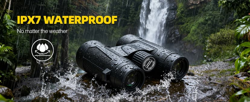 15x56 Binoculars for Adults High Powered - Large View Binoculars with Clear Low Light Vision - Waterproof Compact Binocular for Hunting Camping Cruise Travel Bird Watching